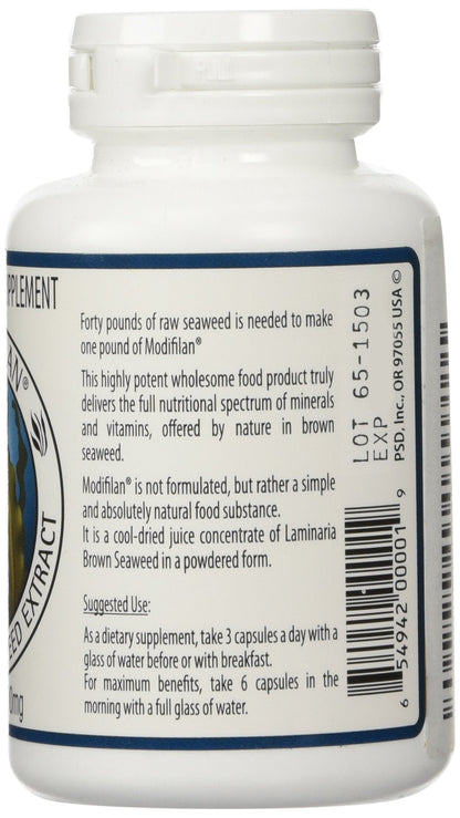 MODIFILAN 90 CAPS | Natural Seaweed Supplement with Fucoxanthin & Iodine