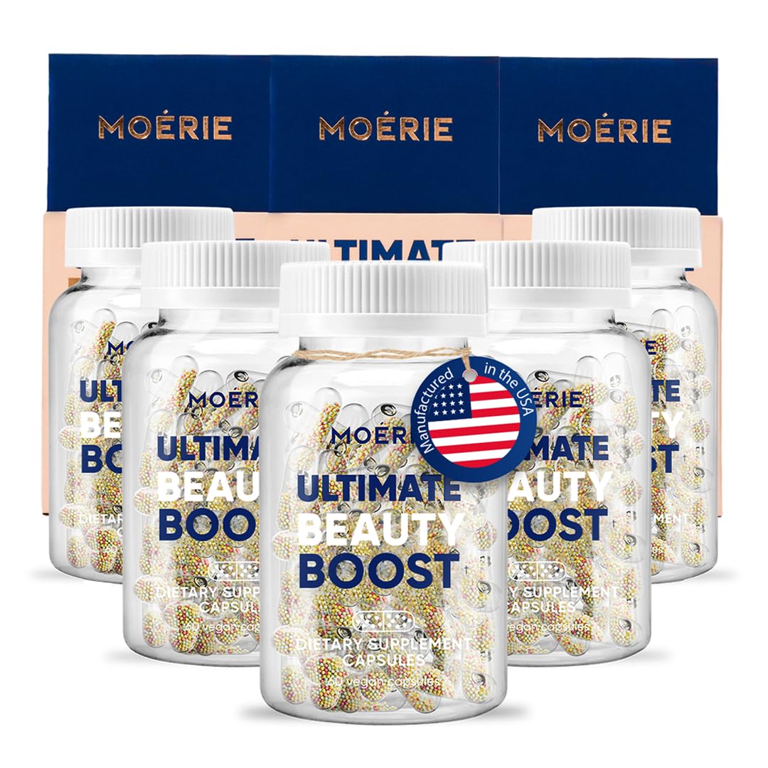 Moerie Hair Growth Supplement for Women & Men | Biotin, Q10 & Minerals