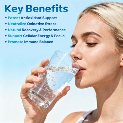Hydrogen Water Tablets 16 PPM | 200mg Magnesium | Fast-Dissolving Drinking Water Tablets (60 Count)