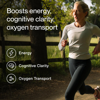 Momentous Iron+ with Vitamin C & B Complex | Ferrochel Iron Capsules | NSF Certified for Sport | Gluten-Free | 60 Servings