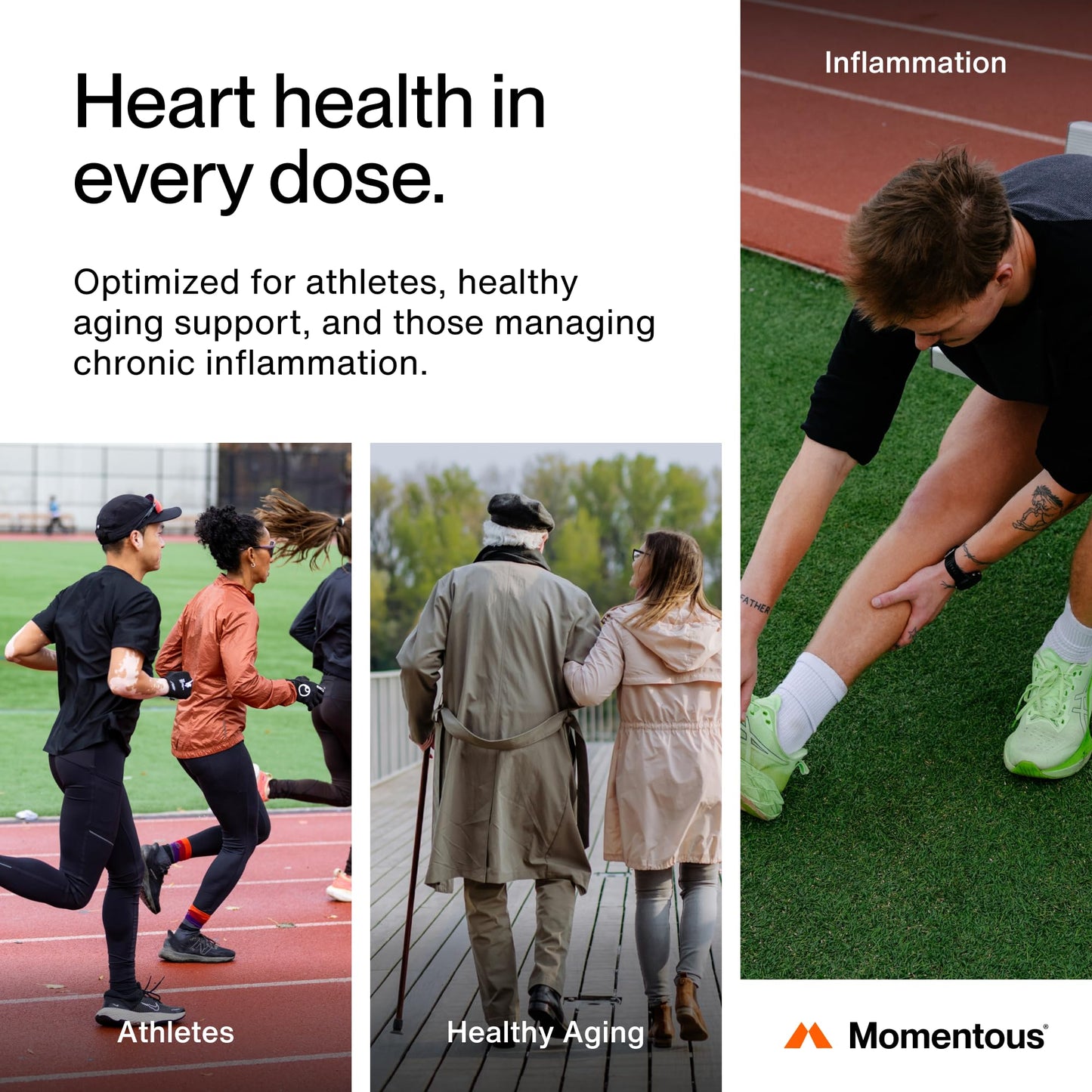 Momentous Omega-3 Fish Oil - 1,600 mg EPA & DHA, NSF Certified for Sport