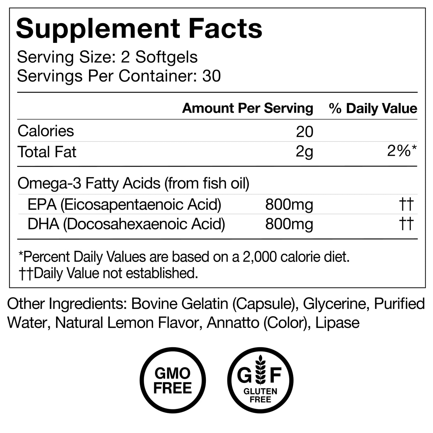 Momentous Omega-3 Fish Oil - 1,600 mg EPA & DHA, NSF Certified for Sport