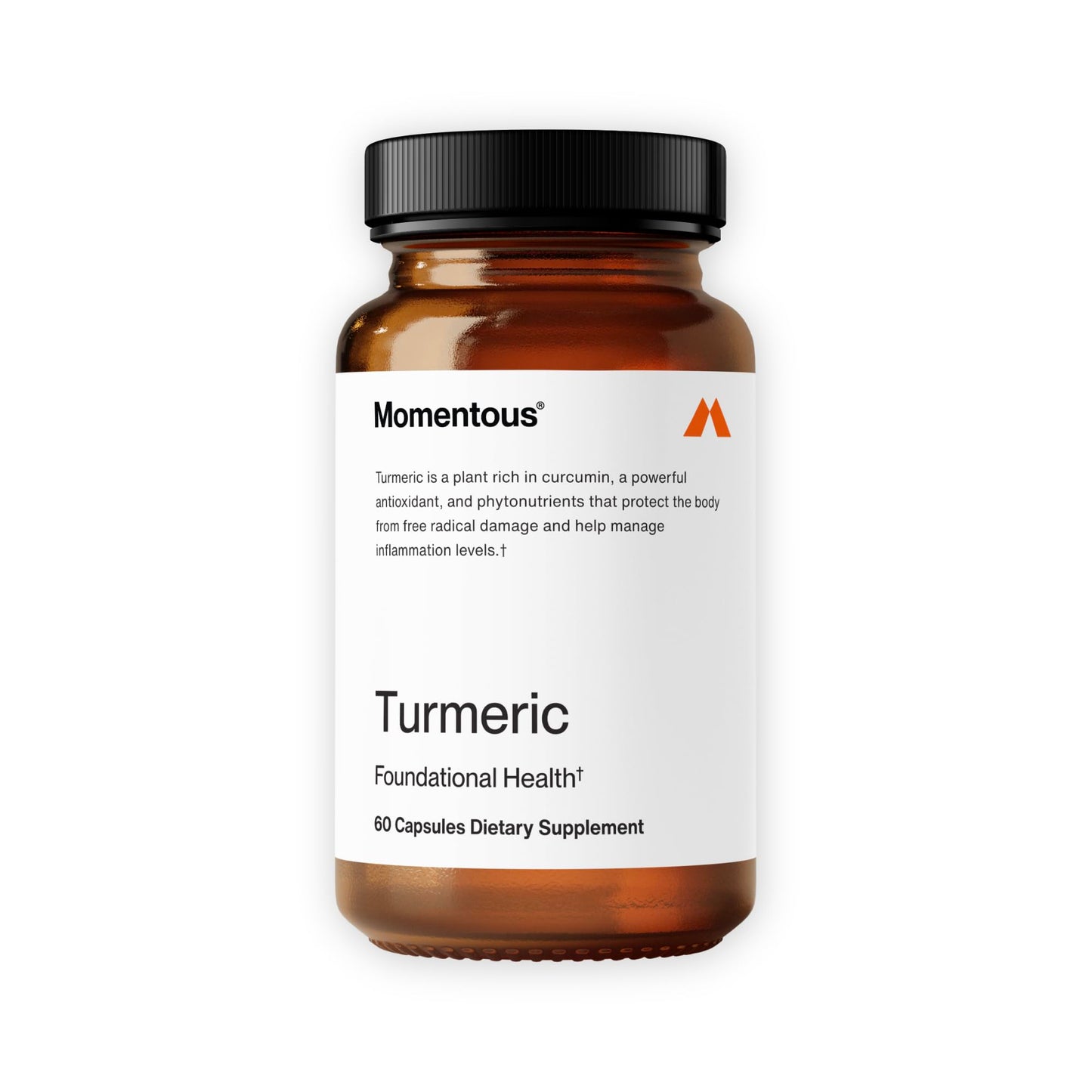 Momentous Turmeric 1,000 mg – Meriva Curcumin Phytosome, NSF Certified for Sport, 60 Capsules
