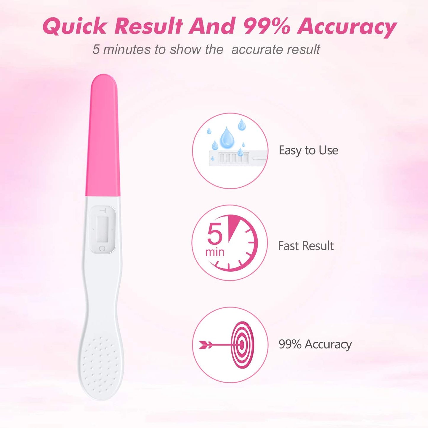 MomMed Midstream Pregnancy Test – 6 Pack | Home Test, Fast Results, High Accuracy