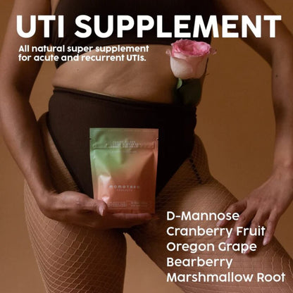 MOMOTARO APOTHECA Urinary Health Supplement – Cranberry & D-Mannose | Vaginal & Bladder Support, Vegan, 60 Capsules
