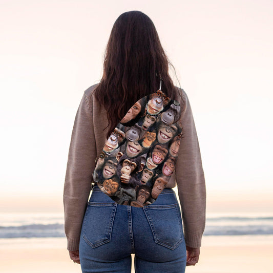 Monkeys - Drawstring Duffle bag