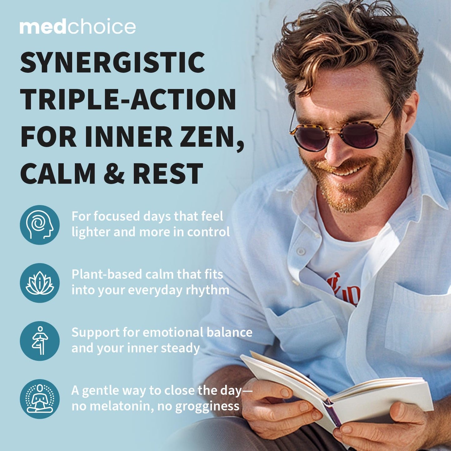 15-in-1 Mood Support Supplement - 5-HTP 200mg + L-Theanine, Magnesium & Ashwagandha