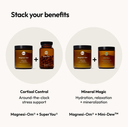Moon Juice Magnesi-Om Magnesium Powder with L-Theanine | Sleep, Calm & Digestive Support | 30 Servings