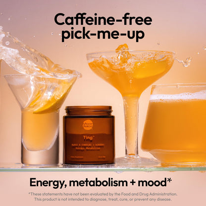 Moon Juice Ting - Mango Vitamin B Complex Powder | Sugar-Free, Caffeine-Free Energy & Digestive Support (25 Servings)