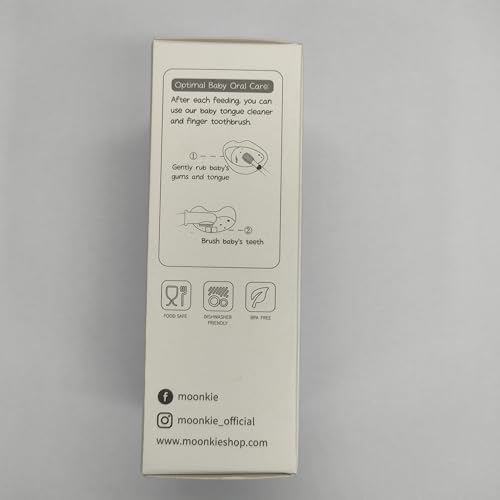 Moonkie Baby Finger Toothbrush & Tongue Cleaner Kit – Mint (2 Pcs)