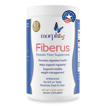 MORPHUS Fiberus Prebiotic Fiber Powder – Flavorless, Women's Gut Health & Regularity