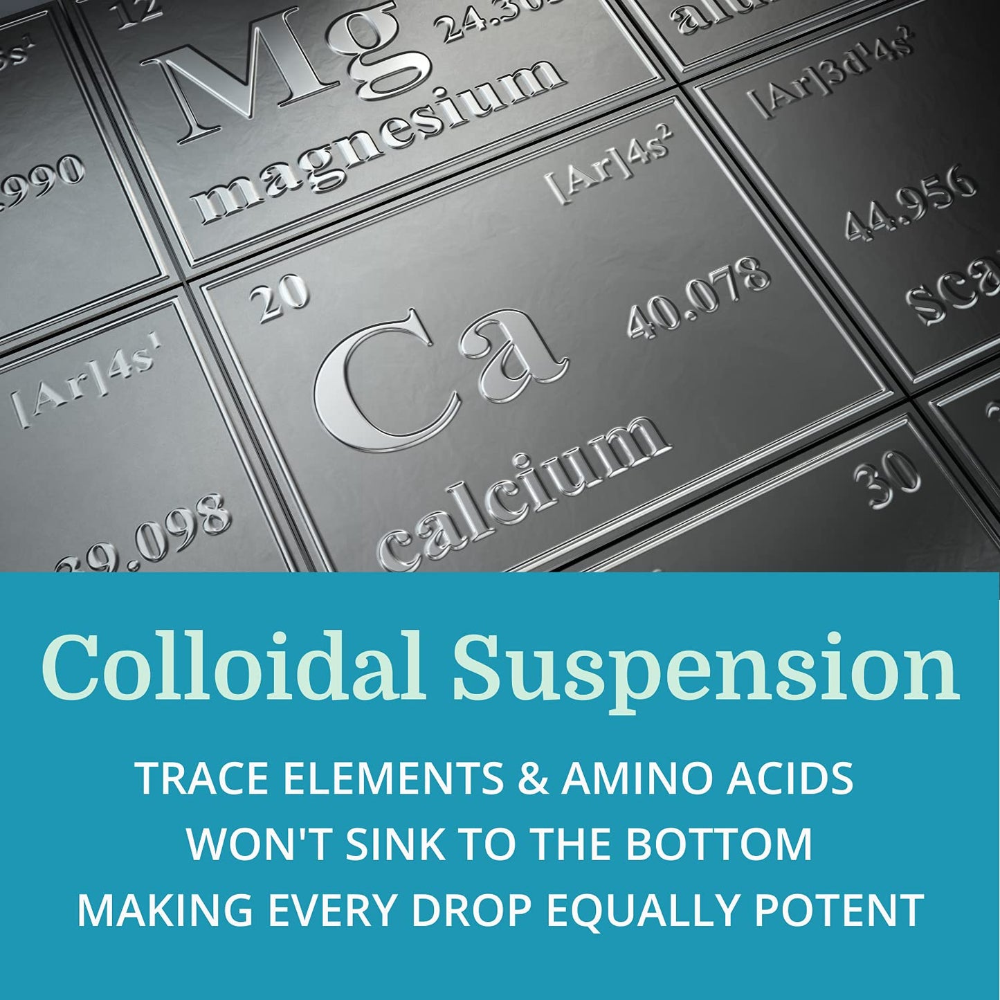 Morter Trace Minerals in Colloidal Suspension | Fulvic Minerals & Amino Acids
