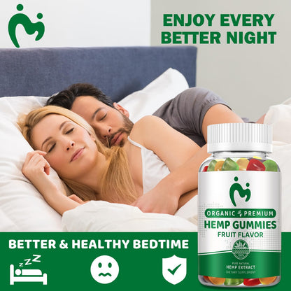 Hemp Gummies for Pain, Anxiety & Sleep - Vegan & Non-GMO | MOSRAY
