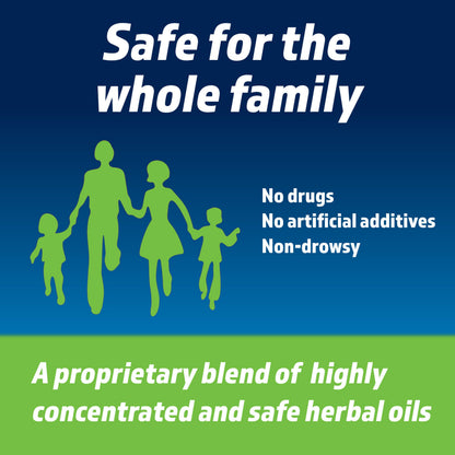 MotionEaze Non-Drowsy Motion Sickness Relief - All Natural Drug Free Formula - Made in The USA - 2.5ml Bottle