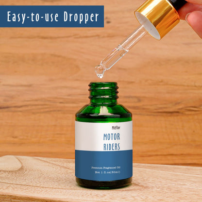Motor Riders Fragrance Oil by MitFlor – 30ml Masculine Scent for Diffuser, Candle & Soap