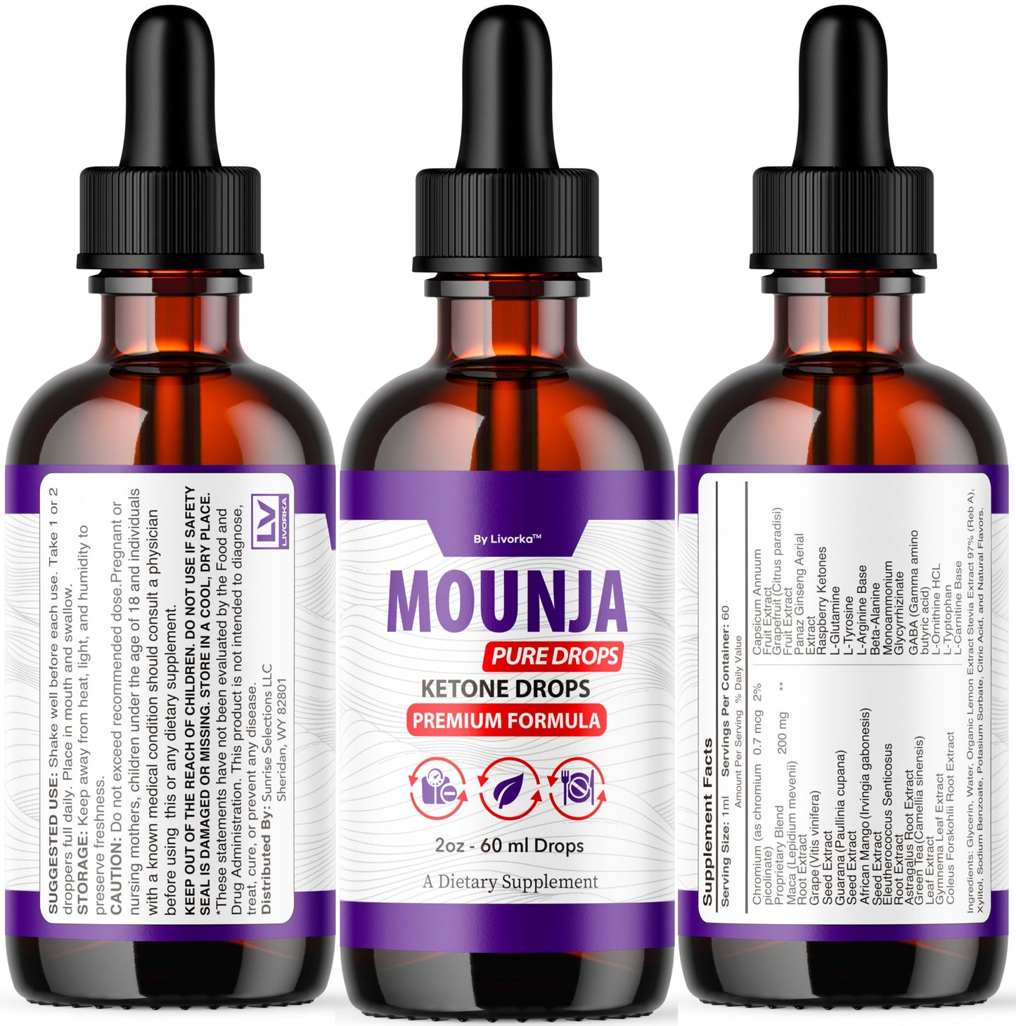 Mounja Pure Drops (5 Pack) – Premium Liquid Drop Supplement