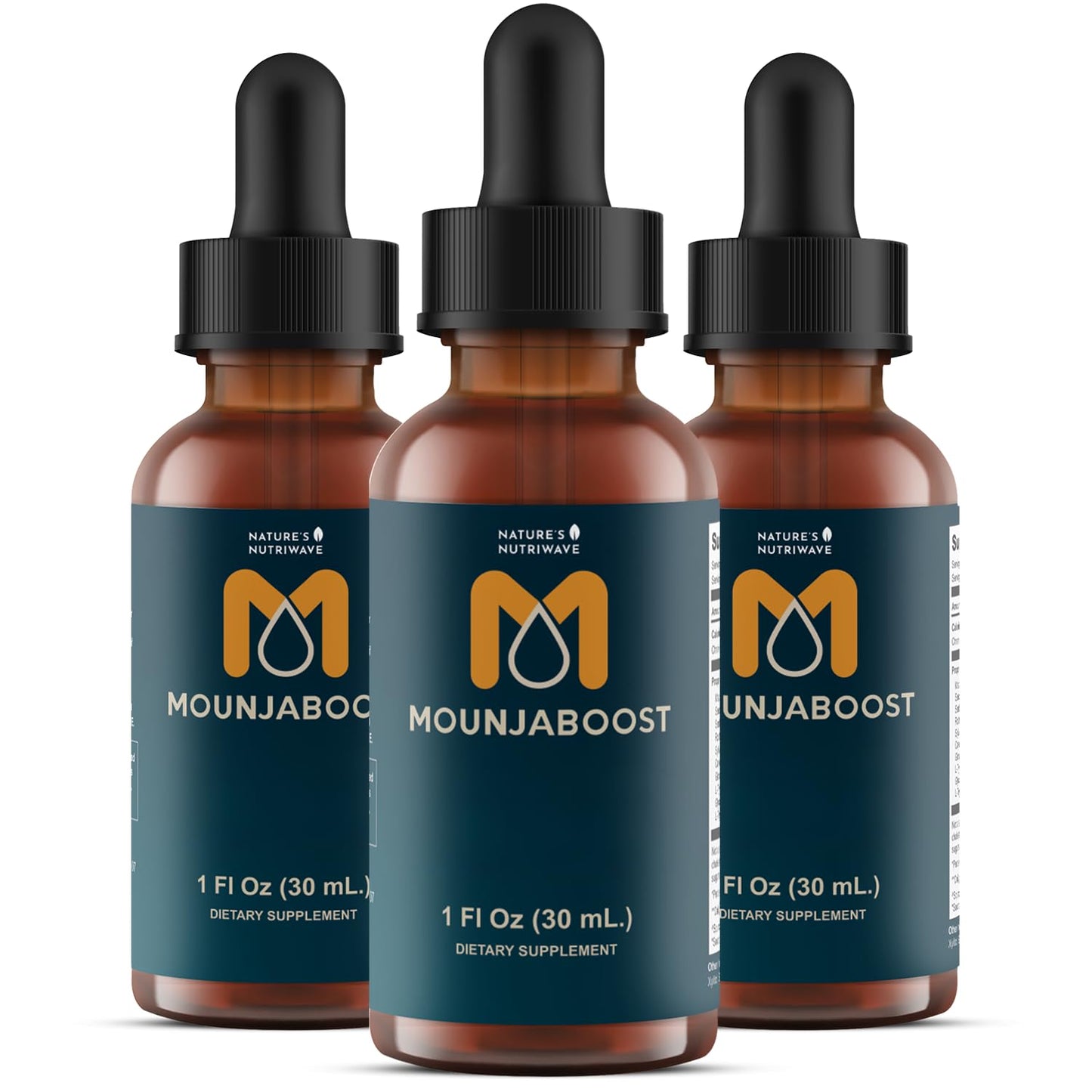 Mounjaboost – Natural Herbal Liquid Supplement with 6 Botanicals | 30 mL, Made in USA, GMP-Certified, Non-GMO
