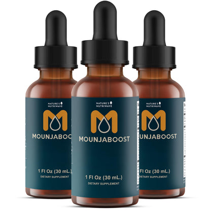 Mounjaboost – Natural Herbal Liquid Supplement with 6 Botanicals | 30 mL, Made in USA, GMP-Certified, Non-GMO