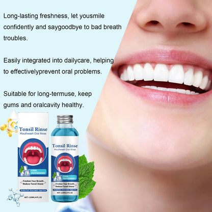 Tonsil Stone Remover & Alcohol-Free Mouthwash – Natural Oral Rinse for Bad Breath & Dry Mouth