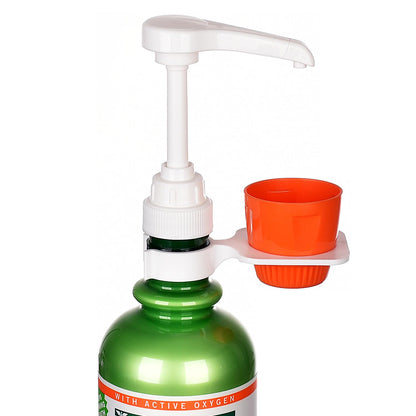 Upgraded Mouthwash Dispenser Pump and Cup Holder Set (3 Pack) for TheraBreath 16 oz Mouthwash