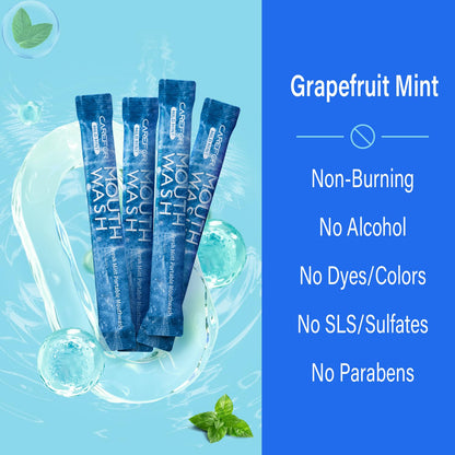 Mouthwash Travel Size – Alcohol-Free ICY Mint Mini Pack (Pack of 30, 0.41 fl oz)
