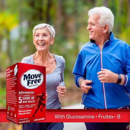 Move Free Advanced Glucosamine, Chondroitin & Uniflex – Joint Support (200 Tablets)