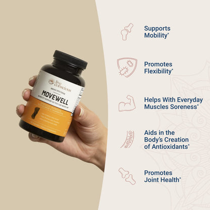 Live Conscious MoveWell Joint Health Supplement — Glucosamine, Chondroitin, MSM, Hyaluronic Acid & More