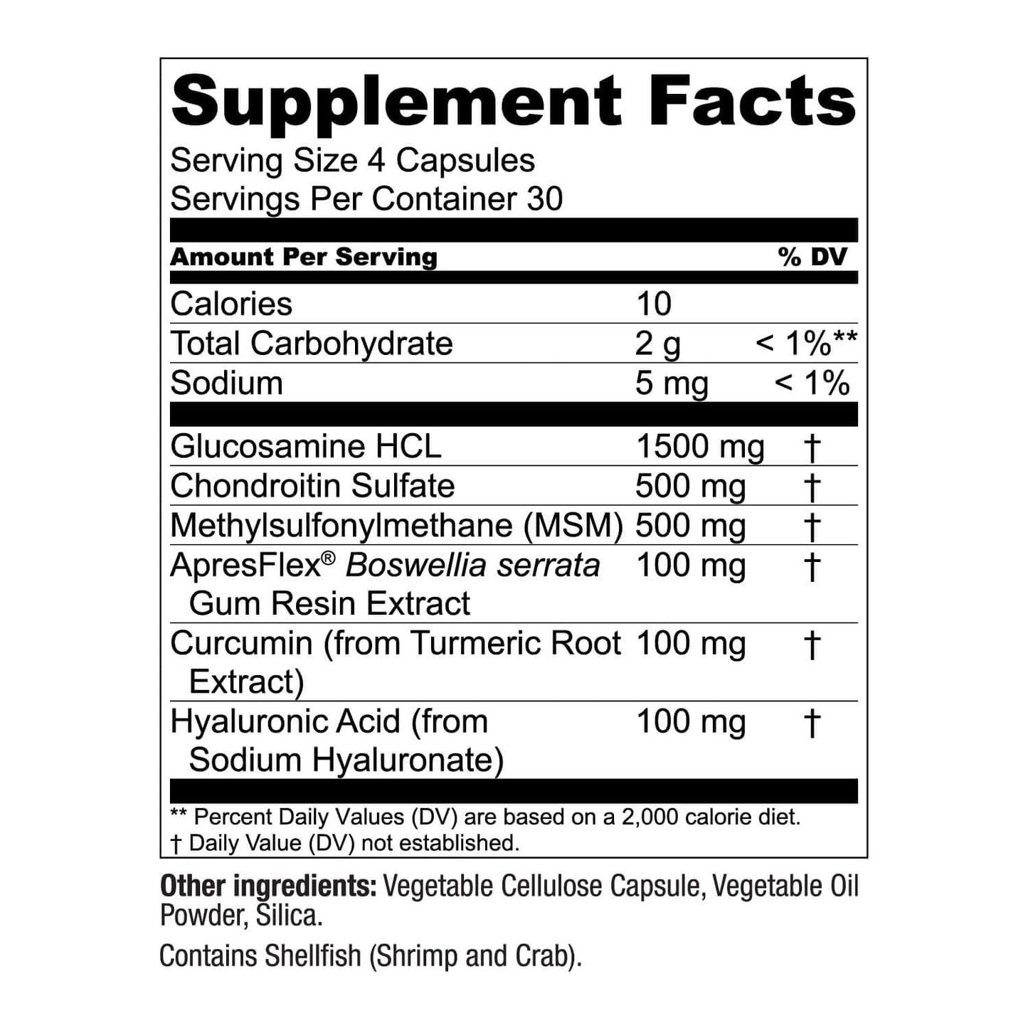 Live Conscious MoveWell Joint Health Supplement — Glucosamine, Chondroitin, MSM, Hyaluronic Acid & More