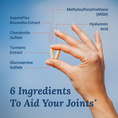 Live Conscious MoveWell Joint Health Supplement — Glucosamine, Chondroitin, MSM, Hyaluronic Acid & More