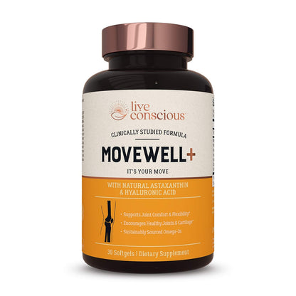 MoveWell Plus Joint Health Supplement – Antarctic Krill Oil, Astaxanthin & Hyaluronic Acid