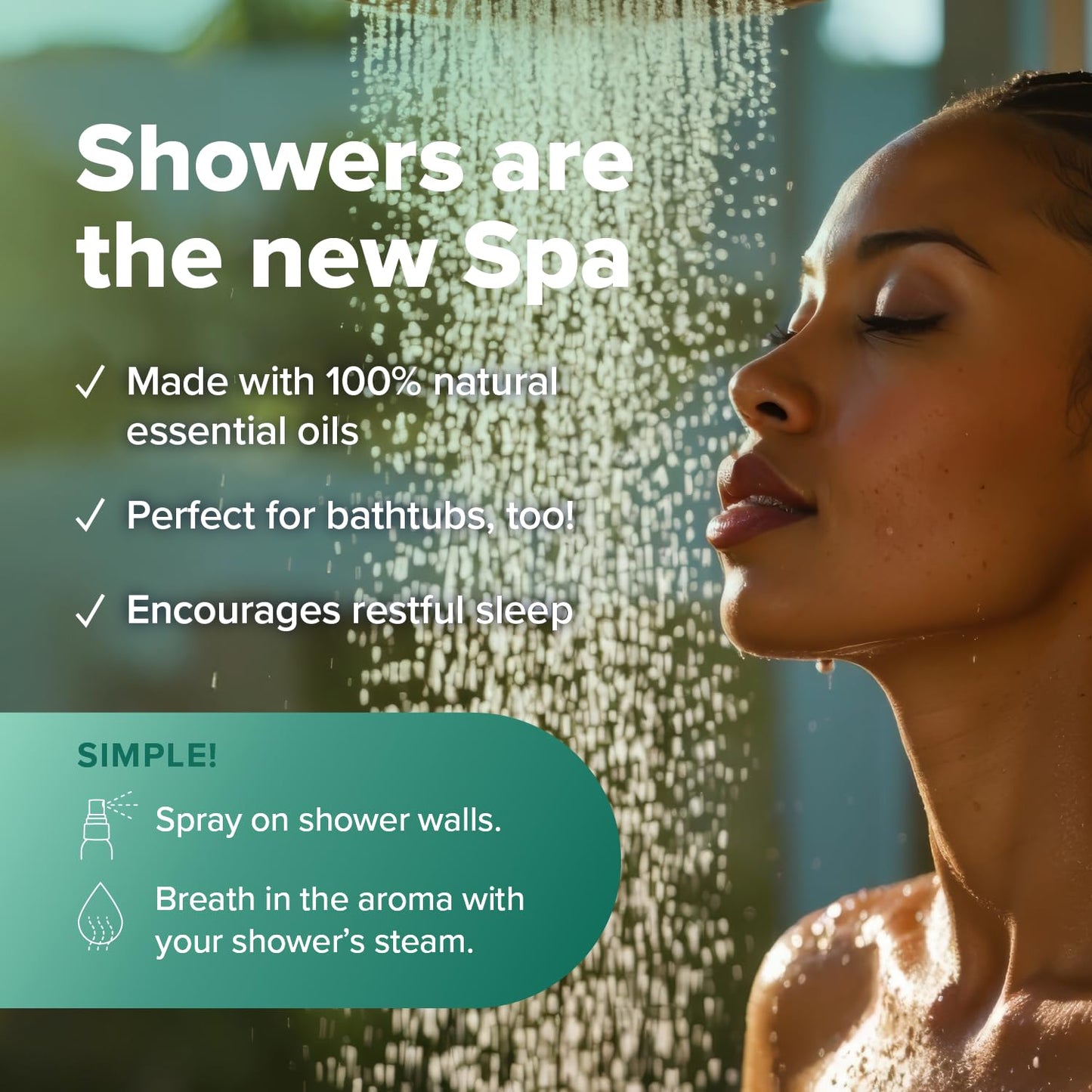 MOXE Eucalyptus Shower Mist – 100% Essential Oils, Made in USA, Aromatherapy for Sinus Relief (8oz)