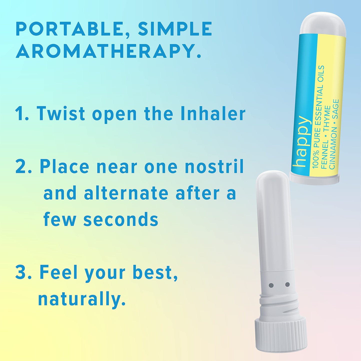 MOXE Nasal Inhaler Bundle — 8 Essential Oil Blends, Aromatherapy Sticks, Made in USA