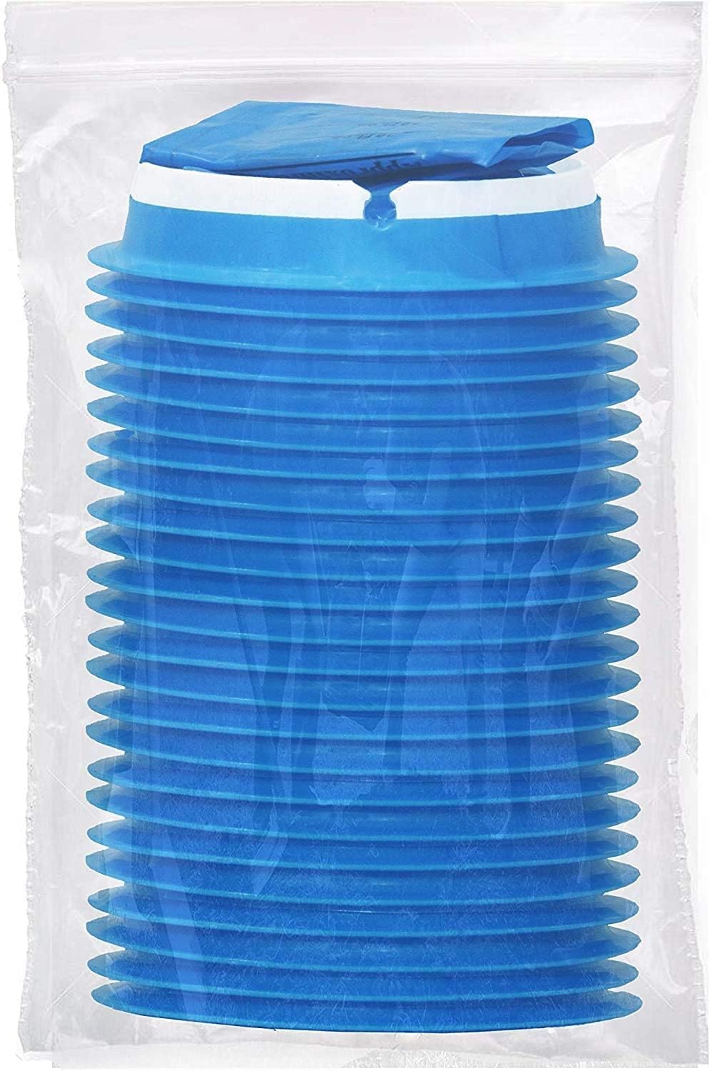 MP Mozzpak Vomit Bags 35-Pack – 1000ml Leak-Proof Emesis Bags for Travel (Blue)