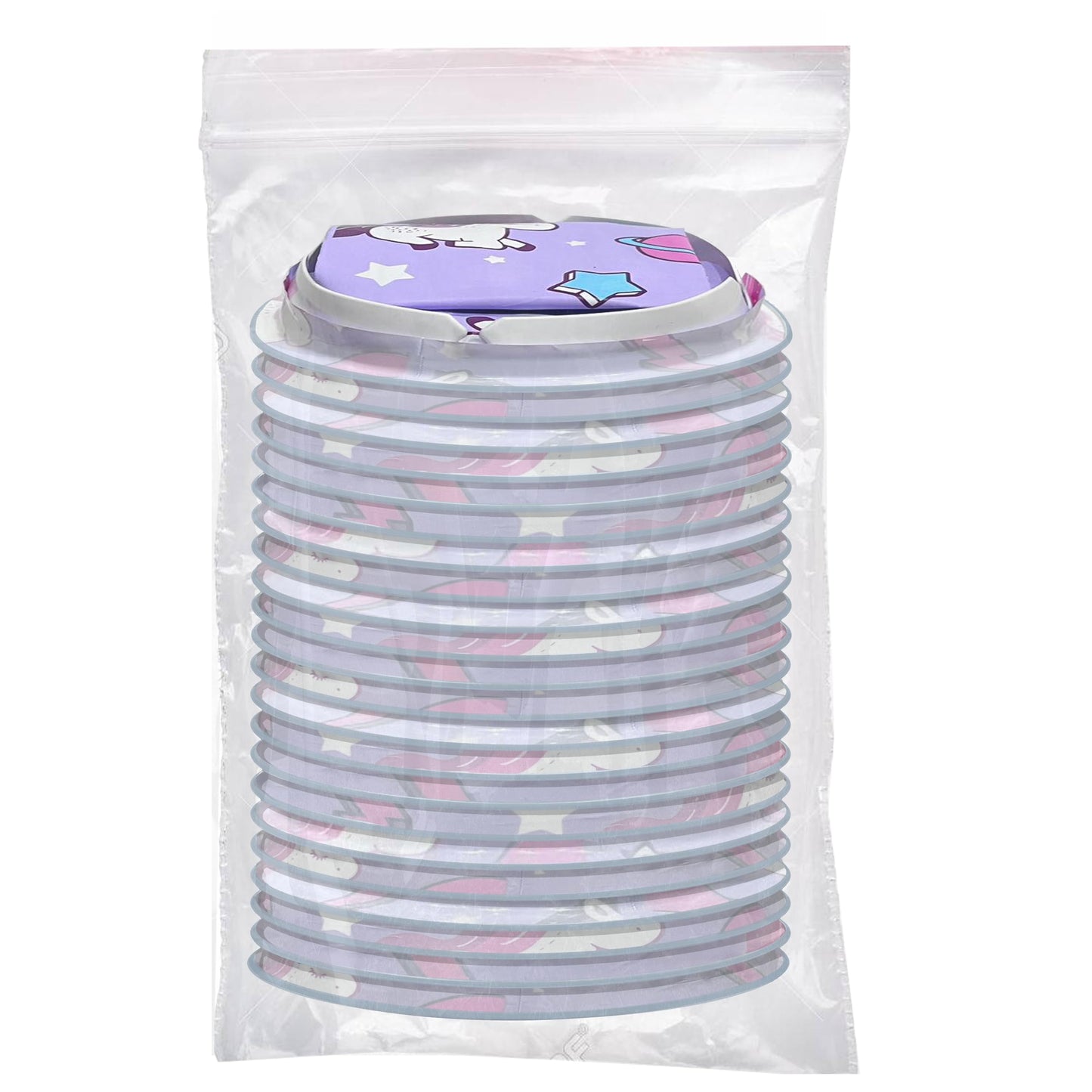 MP MOZZPAK Unicorn Kids Vomit Bags – 15 Pack, Leak-Proof Emesis Bags for Travel