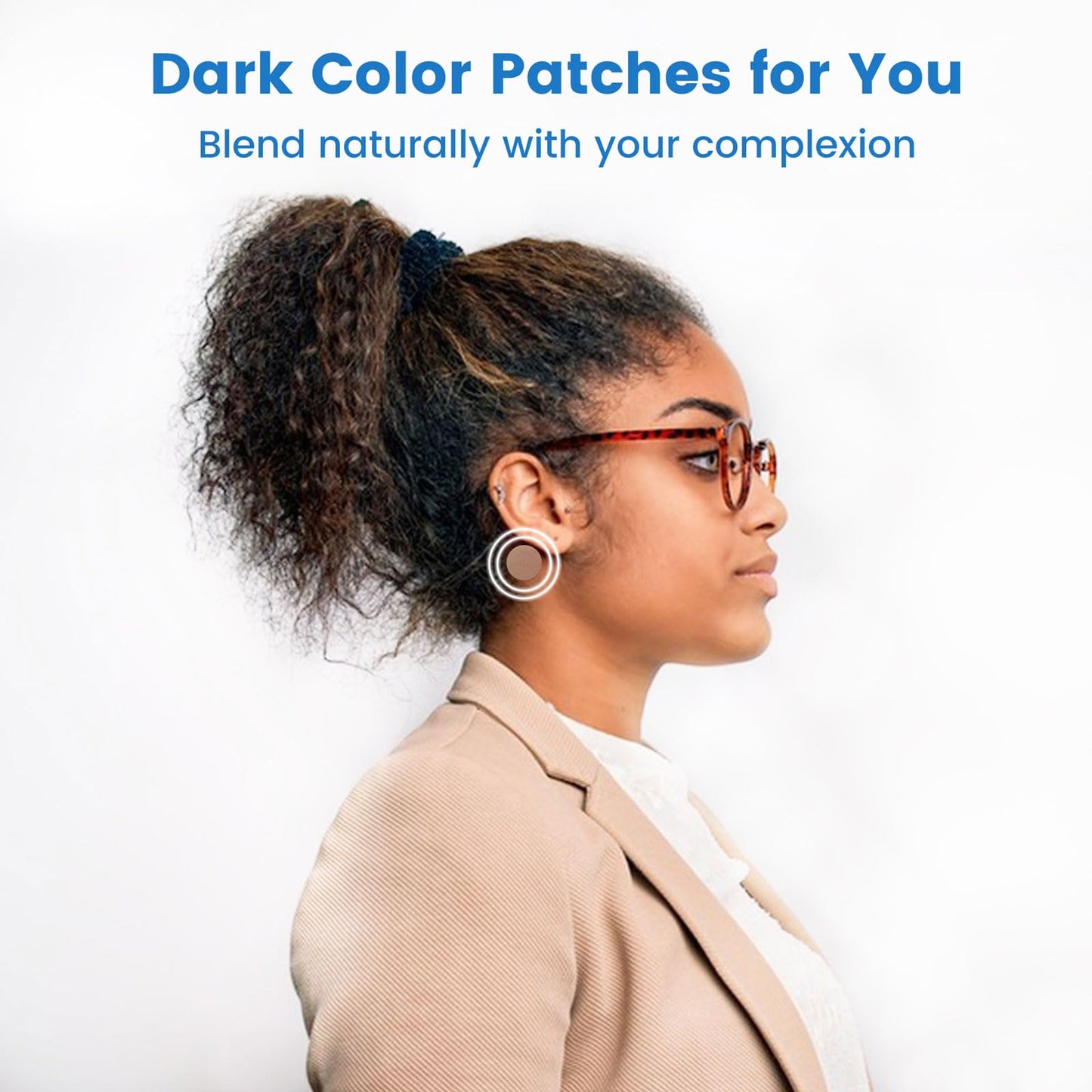 MQ 20ct Motion Sickness Patches – Dark Color, Waterproof, 72H, Travel Essential
