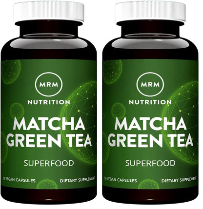 MRM Matcha Green Tea Capsules 60 Servings (Pack of 2)
