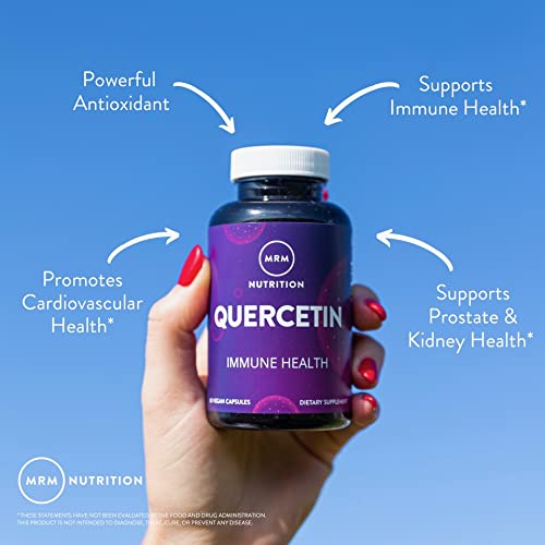 MRM Nutrition Quercetin | Immune & Cardiovascular Health | 500mg per Serving | QU995 Purest Quercetin | 60 Servings