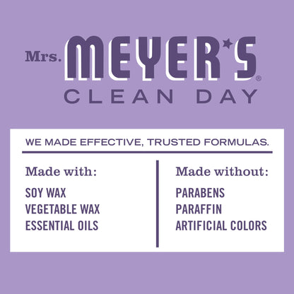 Mrs. Meyer's Clean Day Lilac Tin Candle - 12-Hour Burn Time