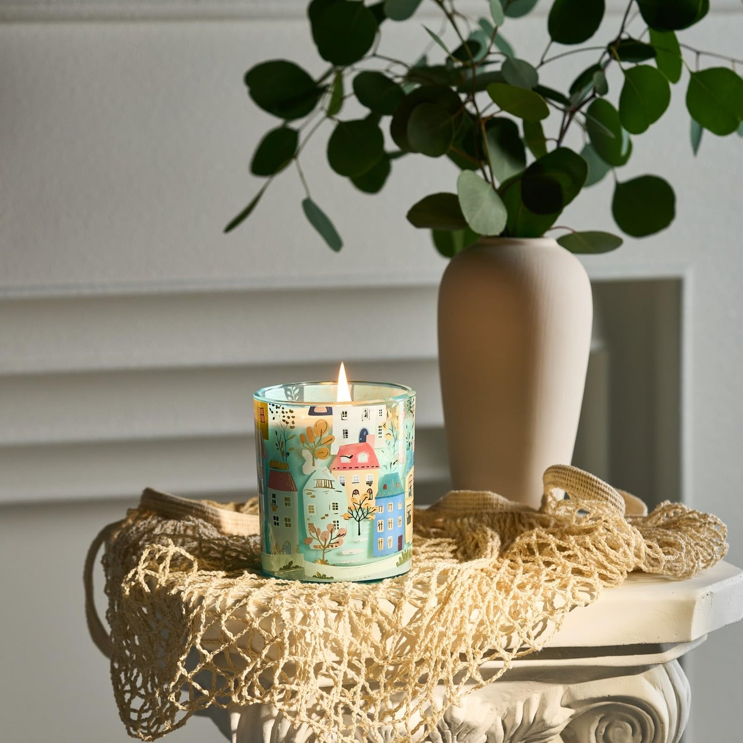M&SENSE New York City Scent Soy Wax Candle – 10.2 oz | Non-Toxic Home Fragrance