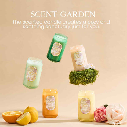 M&SENSE Vaillna Candles – 10.6 oz Soy Jar Candle, Non-Toxic, 60h Burn