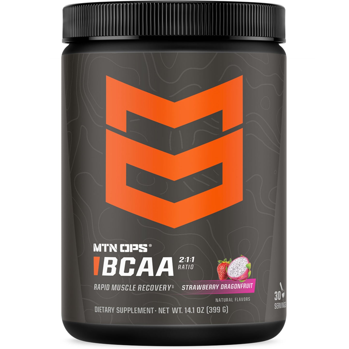 MTN OPS BCAA 2:1:1 Amino Acids – Zero Sugar & Gluten Free | Rapid Muscle Recovery (30-Serv, Strawberry Dragonfruit)