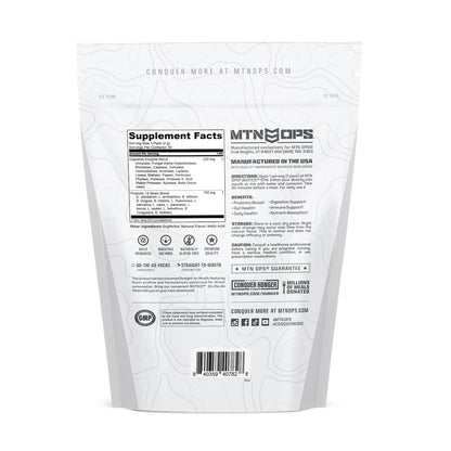 MTN OPS Biotics STM Probiotic Supplement – Gut Health, Digestion & Immunity (Sugar-Free)