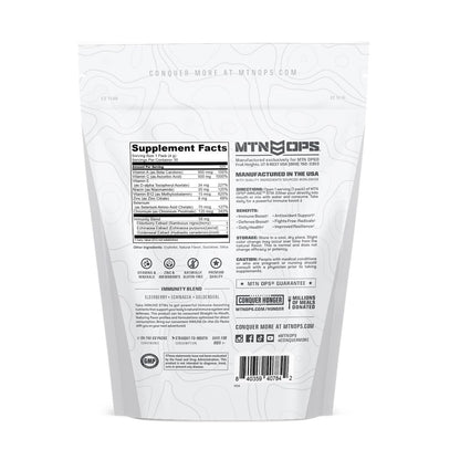 MTN OPS Immune STM Powder Drink Mix – Vitamin C, Vitamin D, Zinc, Antioxidants | Citrus, 30 Servings