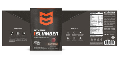 MTN OPS Slumber – Sleep Aid for Deep Sleep & Muscle Recovery (20 Servings)