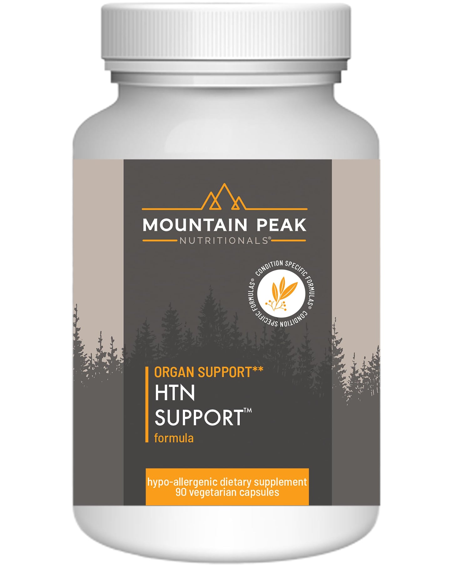 HTN Blood Pressure Support - Mountain Peak Nutritionals (90 Veg Caps) Rauwolfia, Hawthorn & Magnesium