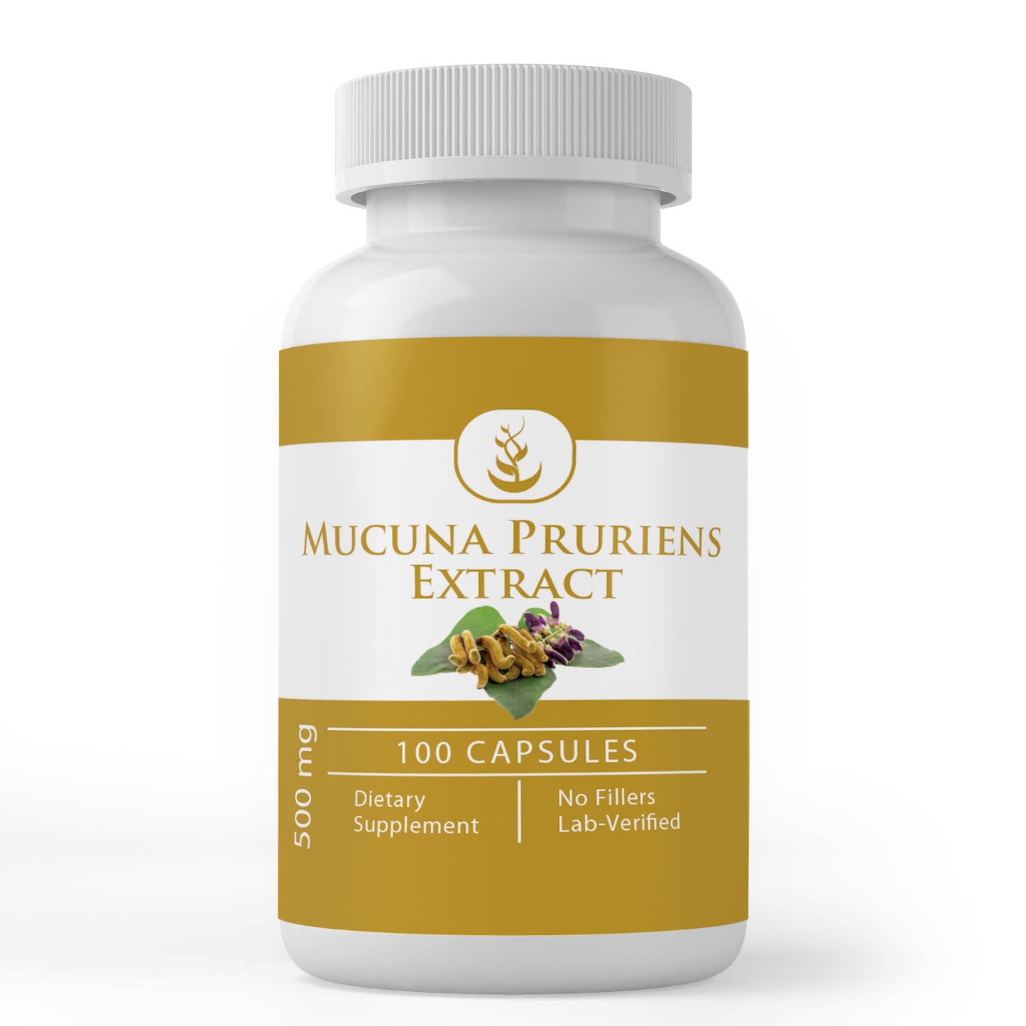Pure Original Ingredients Mucuna Pruriens - 100 Capsules | Always Pure, No Additives or Fillers, Lab Verified