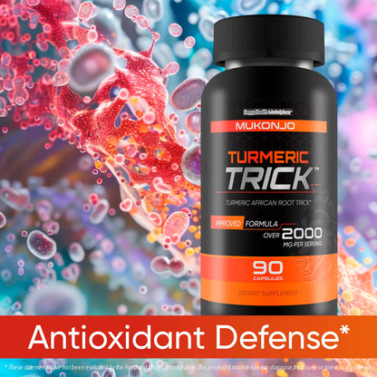 Mukonjo Turmeric Trick for Men – Vitamin D, Zinc & Black Pepper Curcumin