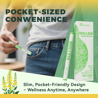 Mullein Herbal Diffuser – Plant-Based Aroma Support with Marshmallow, Licorice & Mint