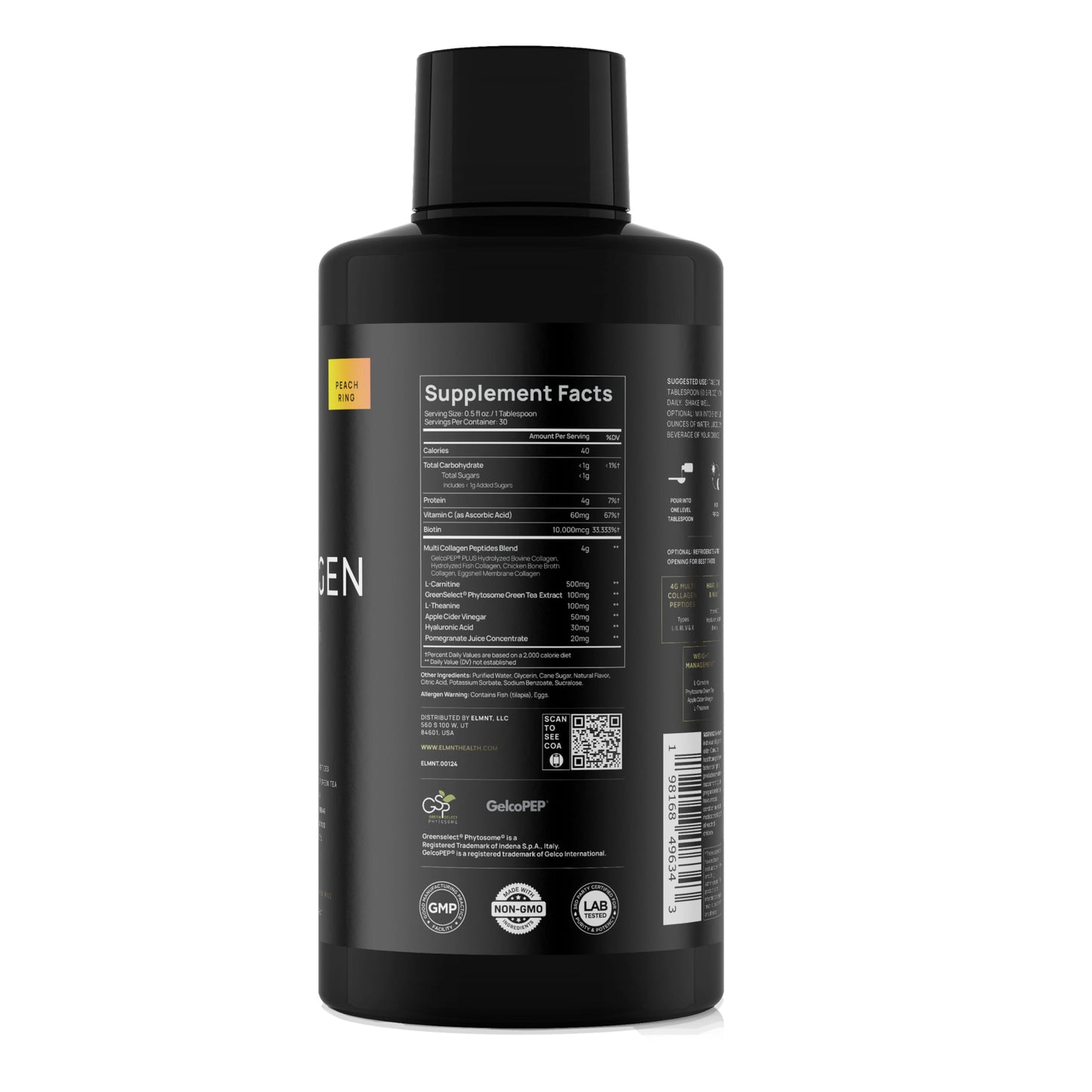 Premium Liquid Collagen for Women | Weight Loss & Beauty with Hyaluronic Acid, Biotin & L-Carnitine