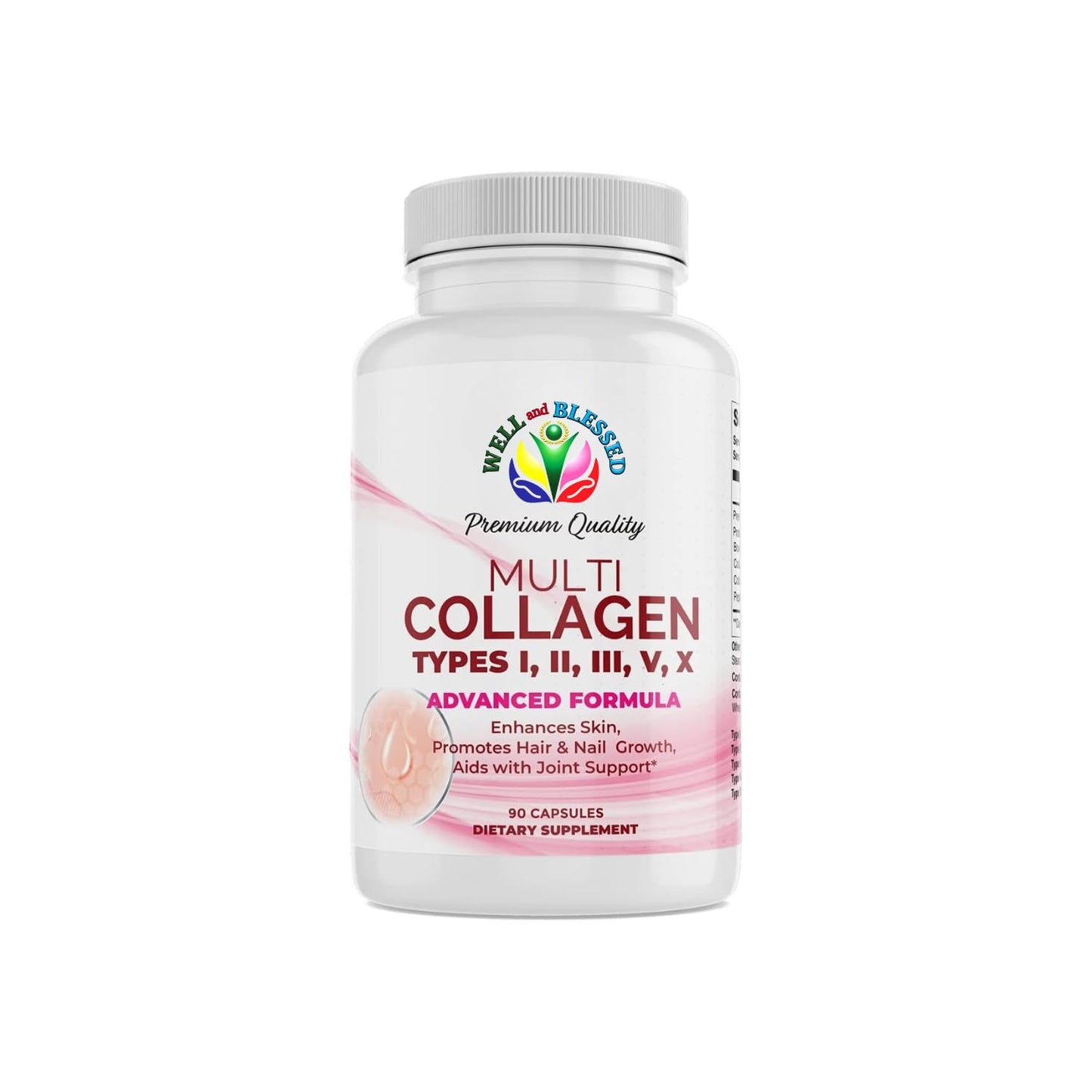 Multi Premium Collagen for Women with Vitamin C - 90 Capsules